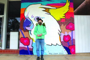 Parrot pitched perfect at growing Nyah West murals
