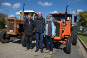 Tractors on road trip to muster
