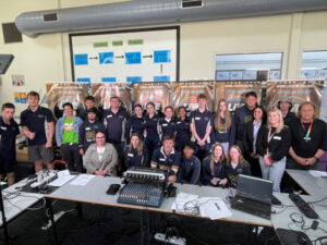 Students create podcast