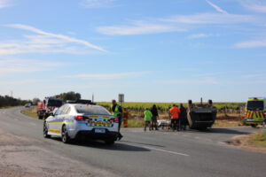 Road turmoil: Two nearby accidents on highway