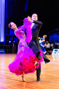 Michelle dances to the top