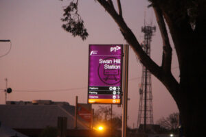 Buses take on train passengers