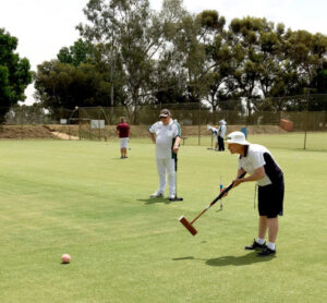 Golf croquet social day