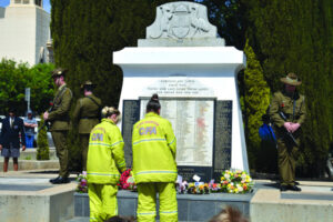 Moment to pay tribute