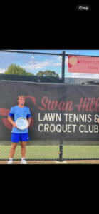 Tennis dream comes true for Tristan