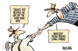 Broken down? Hardly, mate