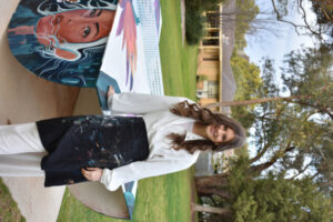 Swan Hill artist brightens up the CBD streetscape