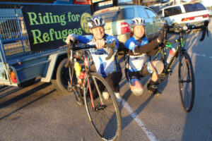 Refugee ride sets off