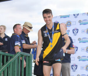 Patrick Veszpremi signs at Woorinen