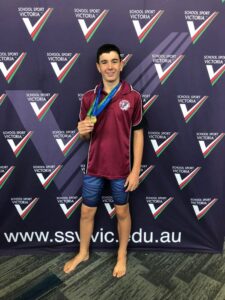 Golden performance by Muir in state swimming championships