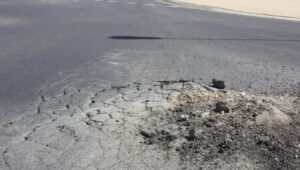 On patrol for potholes