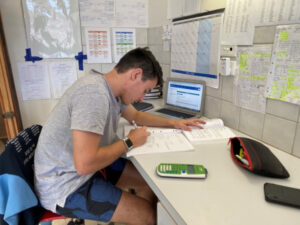 Regional students hit the books at home, again