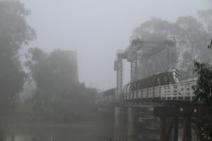 Fog over town pictures