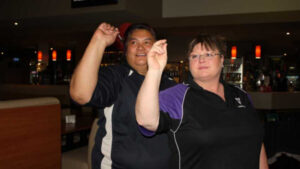 Darts fly in annual cup