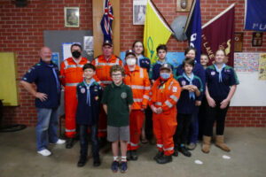 Scouts earn SES badge