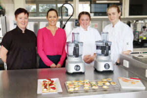 Students mix with the best