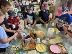 Children welcome year of the snake