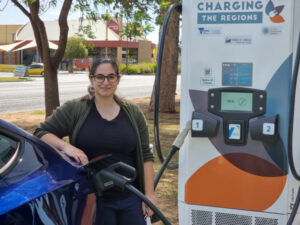 Electric vehicles supercharge town tourism