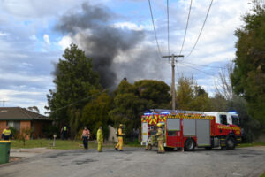 CFA puts out backyard blaze