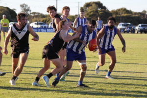 Magpies fly away with points