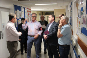 Message received: Upper house MP tours Swan Hill’s hospital