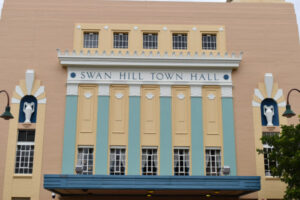 Colourful new look for Swan Hill Town Hall