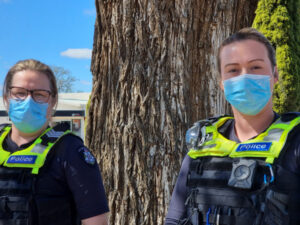 Visiting police find peace and order on the border