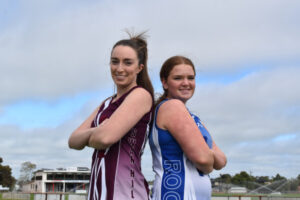 Sisters are netball rivals for a day