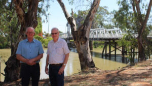 Survey on Murray River bridge
