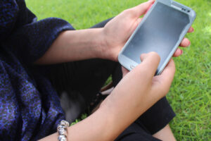 Mobile phone coverage in focus