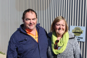 Sandra udderly in love with Cowabunga the calf