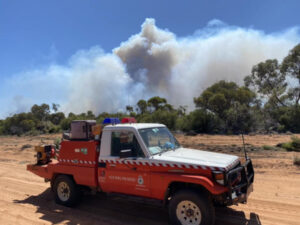 United effort to control fierce fire