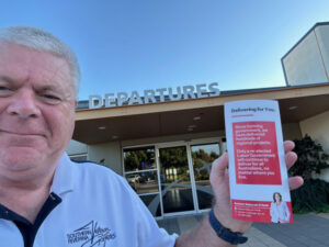Farrer Labor candidate speaks flights on flights, healthcare