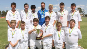 Grinning locals take out under 14s