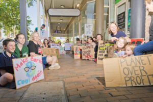 Climate fear drives protest