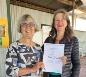 Volunteer who saddled up to help