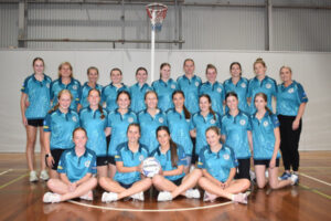 Netballers mix with the best