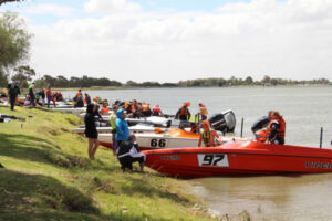 Lake skiers lifting spirits