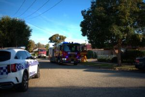 Fast fire action saves day