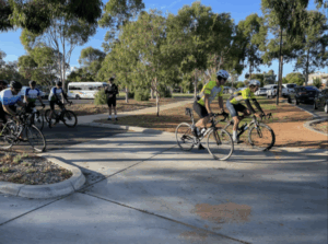 Riders cross the state