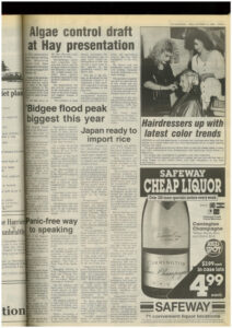 ‘Bidgee flood peak biggest this year – Oct 11, 1993