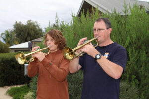 Trumpeting Anzac pride