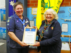 Scouts honour dedicated volunteers
