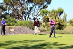 Healthy response to annual golf and bowls day