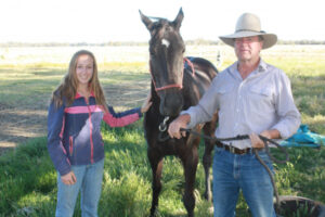 Trainer guiding the next generation