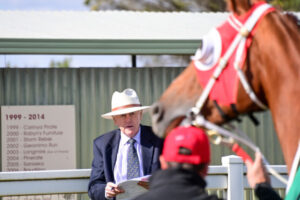 Swan Hill’s veteran race starter Shane Wall retires