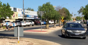 Thursday after lockdown in Swan Hill CBD.