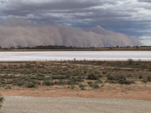 Dust, rain leaves sludge