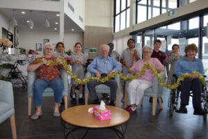 Students decorate the day for Swan Hill aged care residents