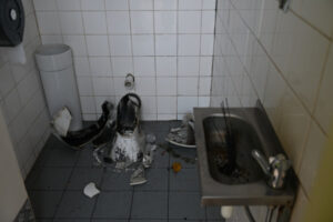 McCallum St public toilets vandalised